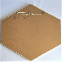 Wandversiering met halfedelstenen en/of edelstenen